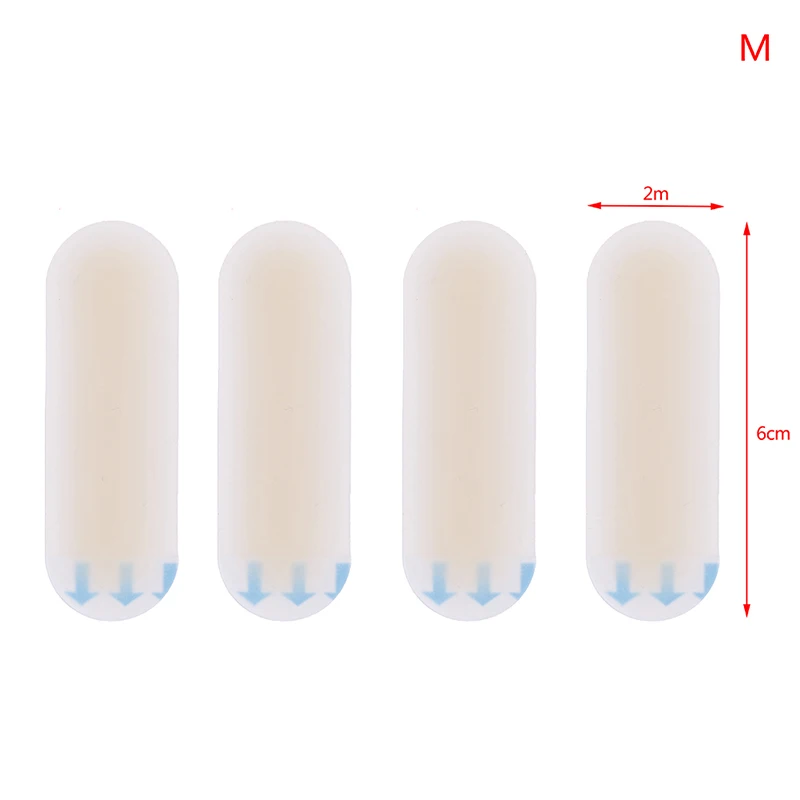4Pcs Adesivo Del Silicone Gel Idrocolloide Blister Gesso Anti-usura Tacco Sticker Patch Tallone Del Piede Protezione Donna fashion