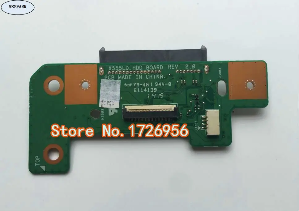 Original For ASUS X555L X555LD HDD hard drive BOARD X555LD HDD BOARD REV:2.0