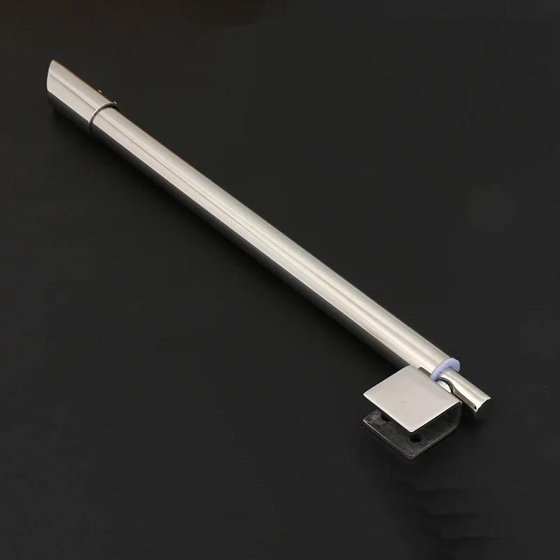 Stainless steel Shower Glass door fixed rod/clip,Bathroom glass support bar,Beveled clip,Stretchable length,shower accessories