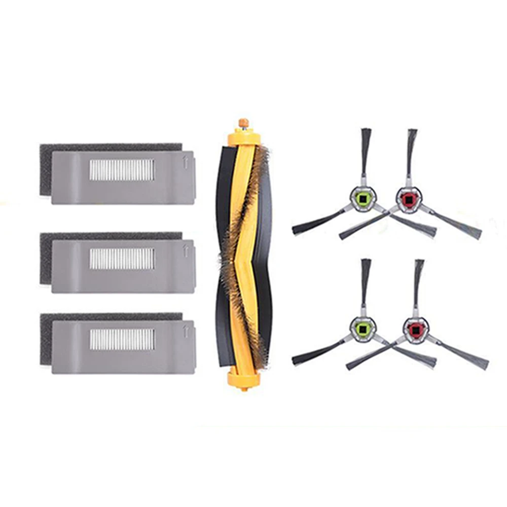 8 шт./компл. сбоку ЩЕТОЧНЫЕ фильтры основной Щетки Для ECOVACS DEEBOT 900 901 робот-пылесос аксессуары сменная Щетка Фильтр