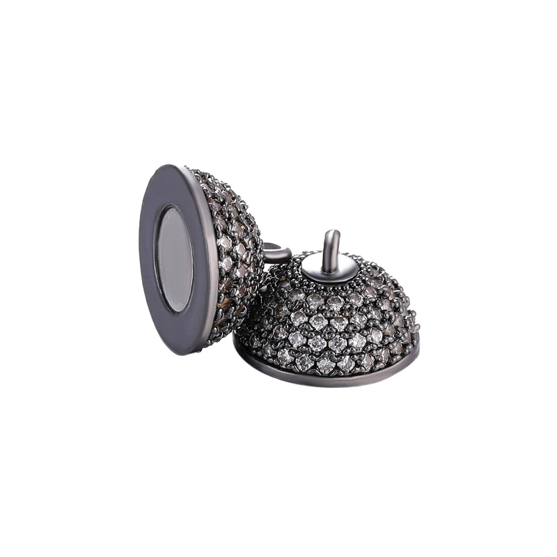2018 ZHUKOU femmes collier bracelet boucles d'oreilles connecteurs résultats de bijoux à la main en laiton cubique zircone accessoires pour bijoux