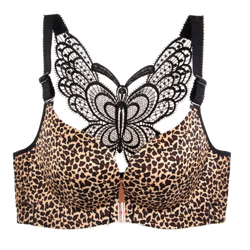 

bras for women soutien gorge push up bra lingerie Front buckle underwear One piece no mark no steel ring adjustment large code