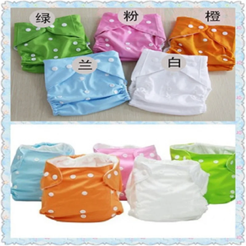 Hooyi Baby Nappy Diapers Newborn Training Panties Children Cloth Nappies Reusable PP Pants Solid Fashion Diaper Cover