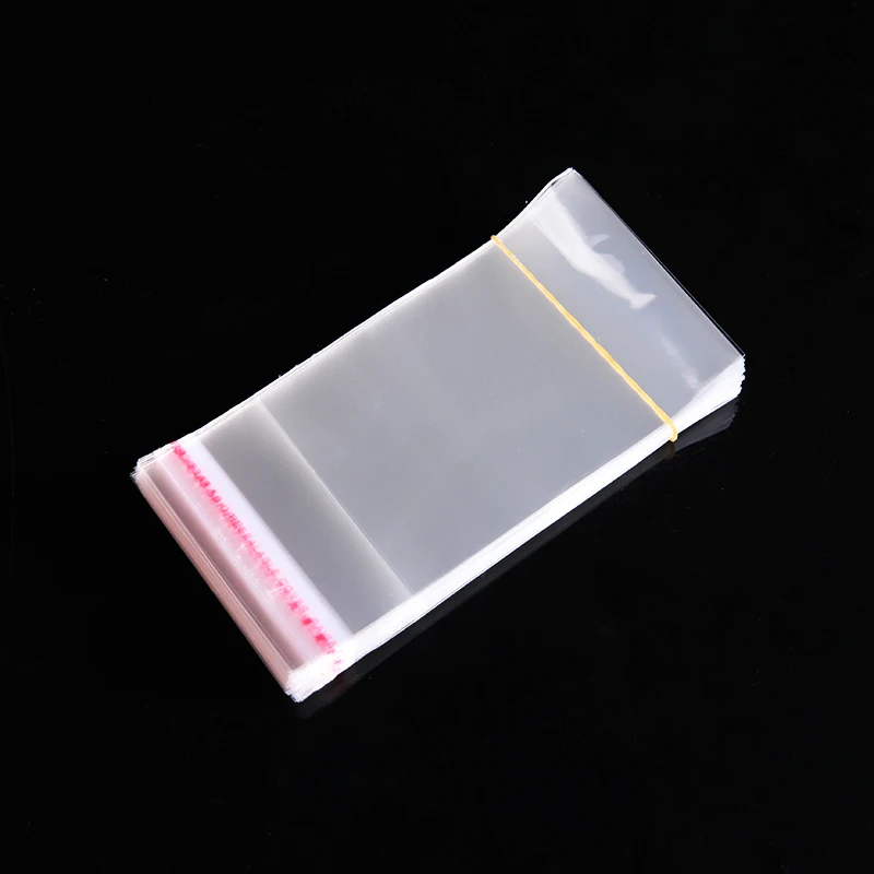 Transparent Self Sealing Small Plastic Bags for Cookies Self-adhesive Cello Cellophane Bag Clear Candy Packaging Bag OPP Package