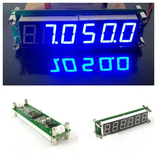 Signal Frequency Counter PLJ-6LED LED Display Digital Signal Frequency Counter 1MHz- 1000MHz