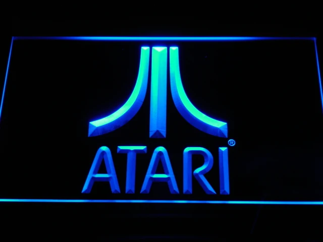 e022 Atari Game PC Logo Gift Display LED Neon Light Signs with On/Off Switch 20+ Colors 5 Sizes to choose