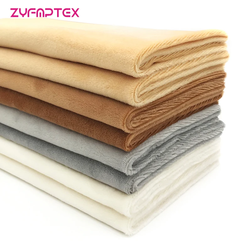 ZYFMPTEX Selling 8Pcs/Lot 4 Colors 100% Polyester Cloth Plush Fabric Tilda Quilting Scrapbooking Patchwork 50*45cm Free Shipping