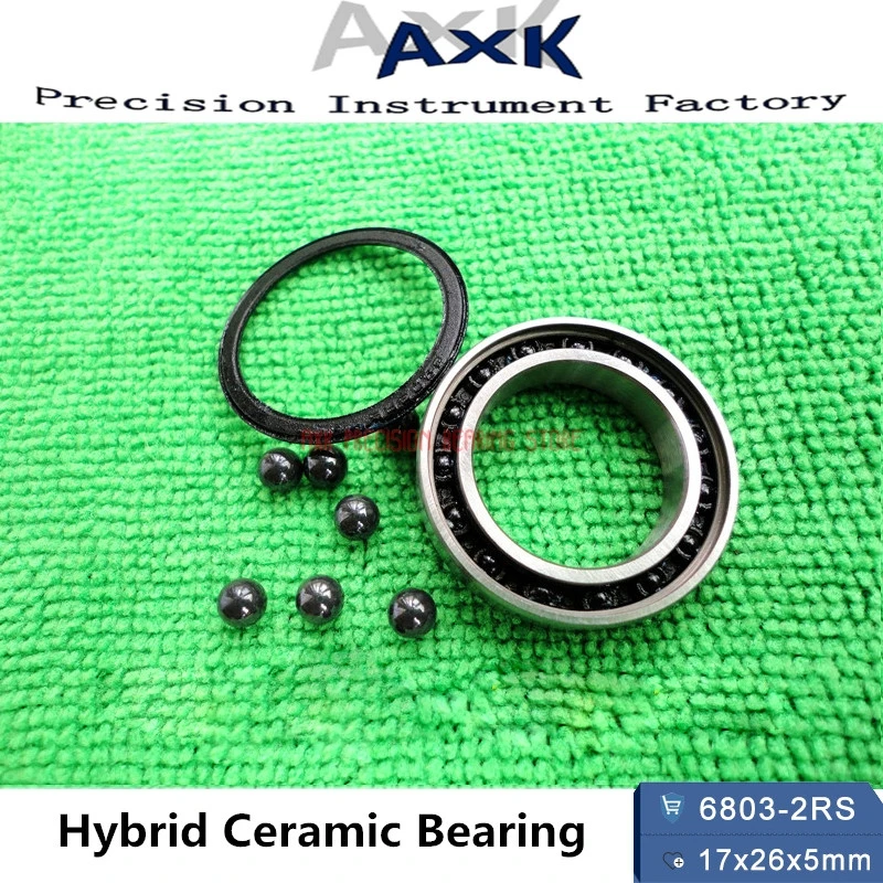 2023 Limited 6803 Hybrid Ceramic Bearing 17x26x5 Mm Abec-1 ( 1 Pc ) Bicycle Bottom Brackets & Spares 6803rs Si3n4 Ball Bearings