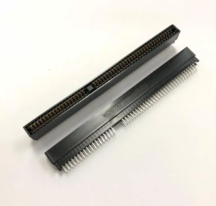 10 Chiếc S-86M-2.54-5 86P S-98M-2.54-5 98P S-100M-2.54-5 100P S-128M-2.54-5 128P Goldfinger Khe Cắm Edge Cổng Kết Nối Khe Cắm