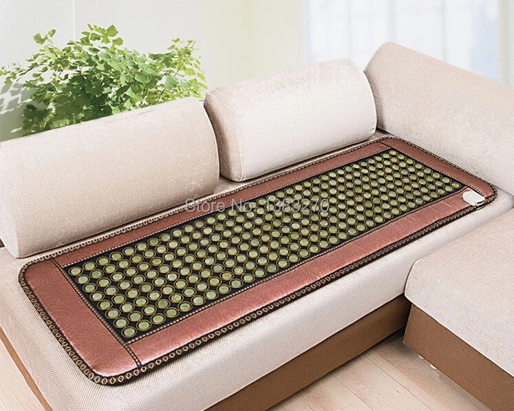 

Newest Electric Jade Massage Seat Cushion factory full body sofa heating sleeping mattress for good health sleep 50*150CM