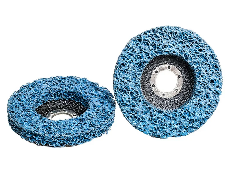 New 2pc 125*22mm Clean Grinding Wheels Paint Rust Removal Poly Strip Disc Cleaning Strip Wheel For Angle Grinder