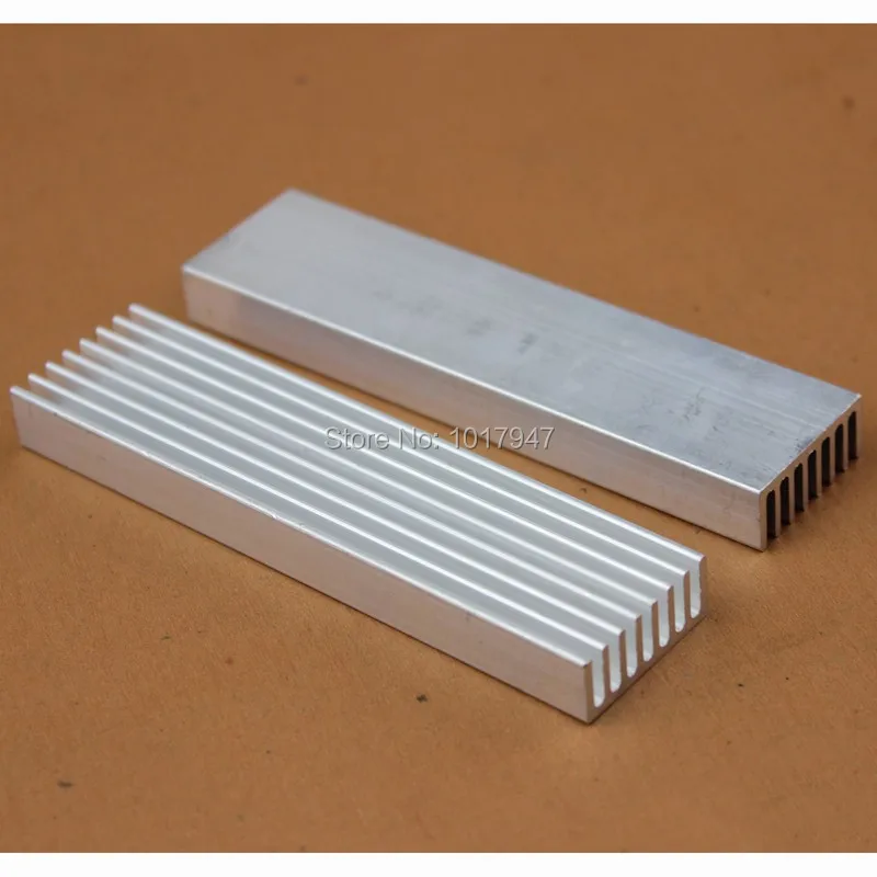 10 Pieces lot 100x25x10mm Aluminum Heatsink For LED IC Chip Heat Sink