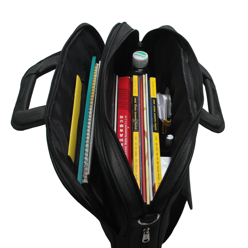 Aktetas mannelijke canvas bestand man tas mode laptop tas kantoor slingerde oxford bestand zakelijke werk canvas handtas