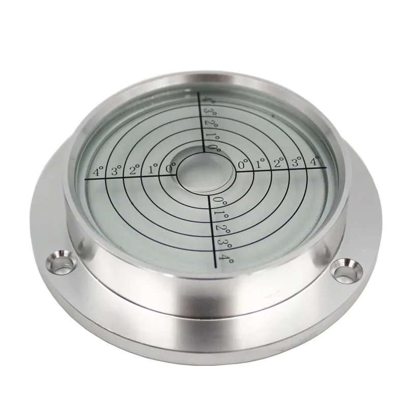 Qase-nível Redondo do Espírito do Metal Bolha Redonda para o Instrumento da Medida da Maquinaria da Construção Circular Grande 90*71*20.5 mm pc