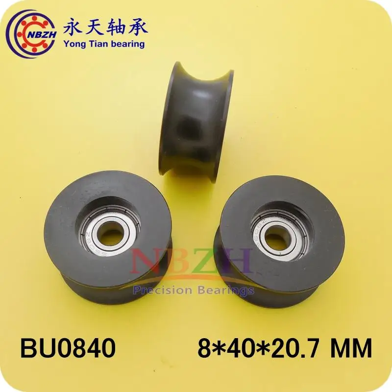 

10 PCS High quality door pulley bearing 608Z BU0840 0840UU 8*40*20.7 mm