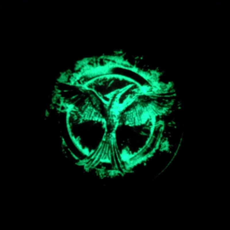 Glow in The Dark Jewelry Firebird Necklace Fire Phoenix Pendant Glass Dome Jewelry Glowing Necklace Pendant