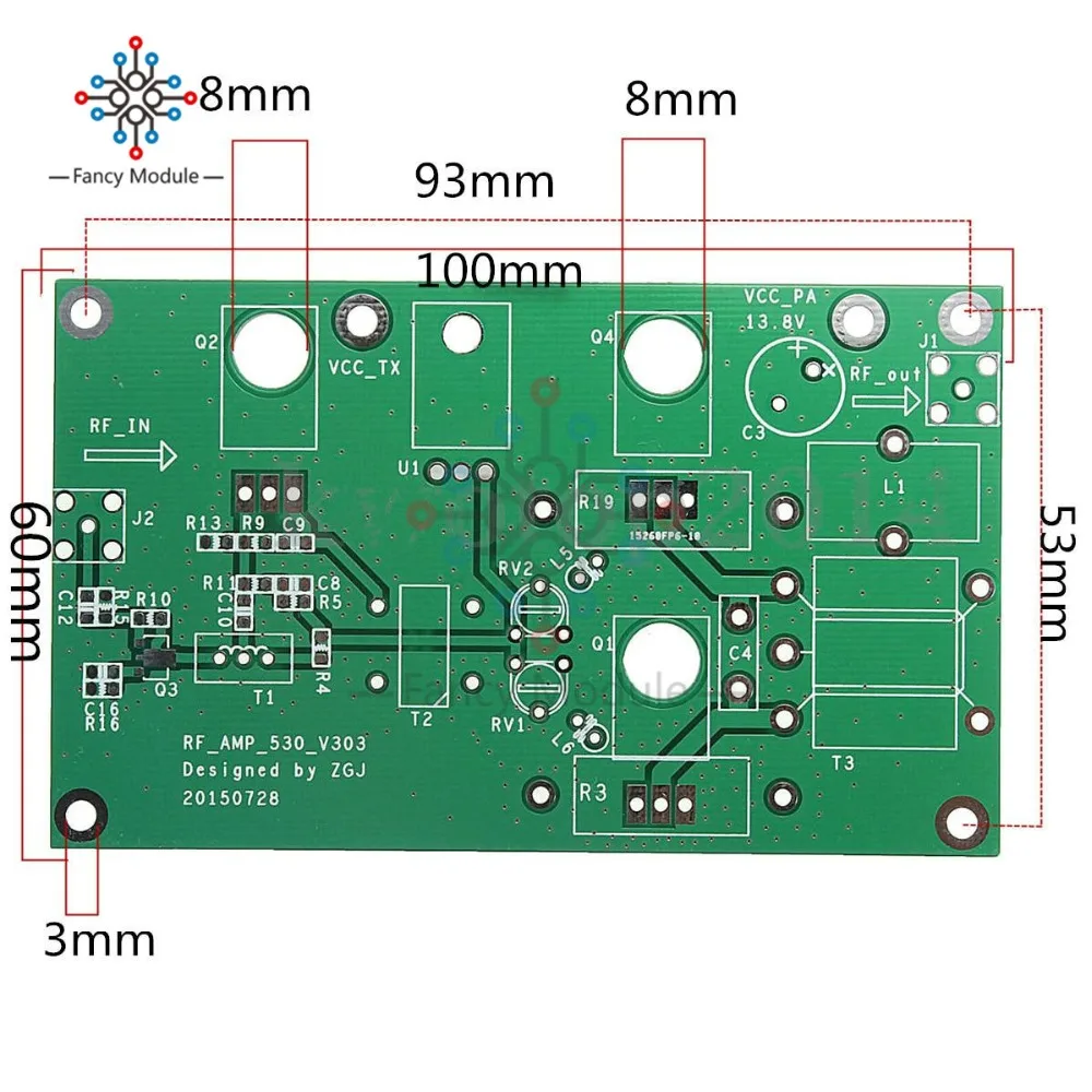 45W SSB Linear Power Amplifier for Transceiver HF Radio Shortwave Radio HF FM CW HAM DIY KITS