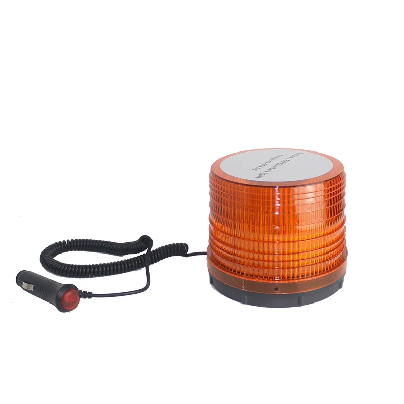 LED Magnetic 10-30V Highlights 72LED rotate Strobe flash Rotation Warning Lights Project Forklift Top Round Ambe Traffic Light