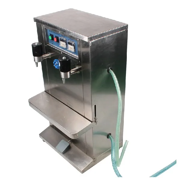 ML-W10 Double head Liquid Filling Machine,electric suction pump liquid filling machine to togo