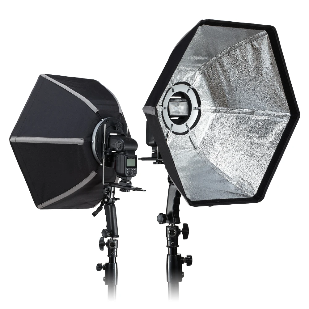 Selens طوي سريعة إعداد سوفتبوكس مسدس تعديل الضوء مع جبل العالمي ل Speedlite التصوير استوديو الملحقات