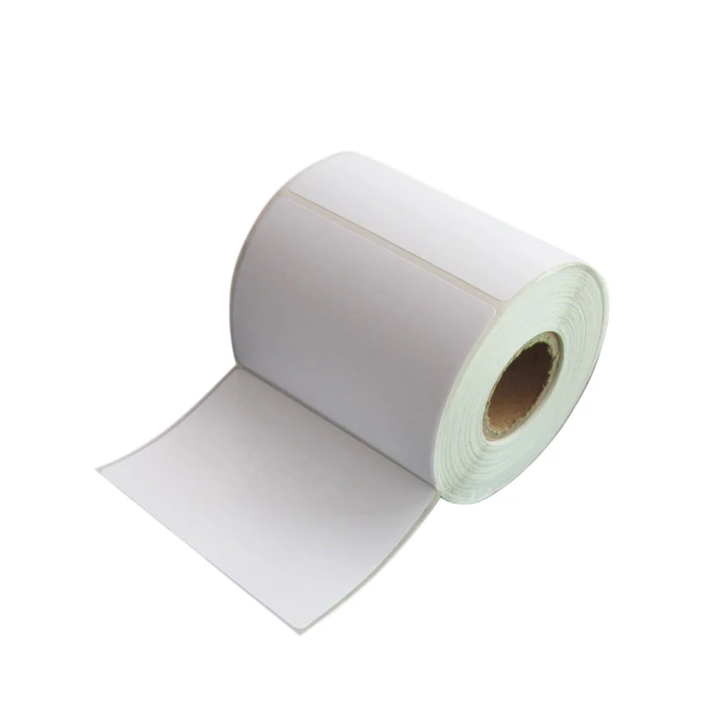 Thermal adhesive Barcode label paper 50mm width different height Heat-variable Clothes Label Paper sticker bar code paper