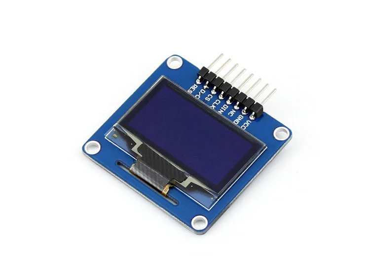 Waveshare 1.3inch OLED small Display Module 128*64 Resolution SPI / I2C interfaces Curved / Horizontal Pinheader SH1106 Driver