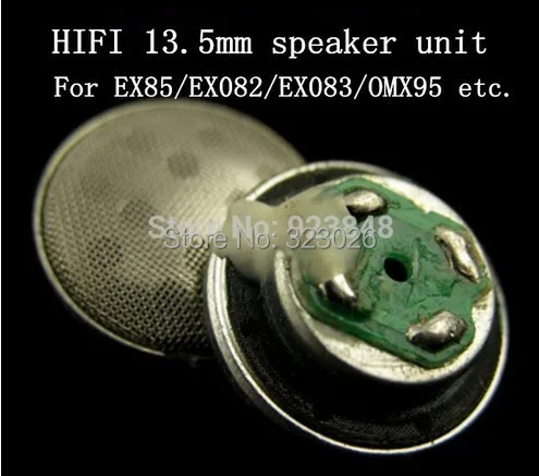 13.5mm speaker unit original DIY upgrade fever unit / speaker Bass low resistance 16 ohms 1pair=2pcs