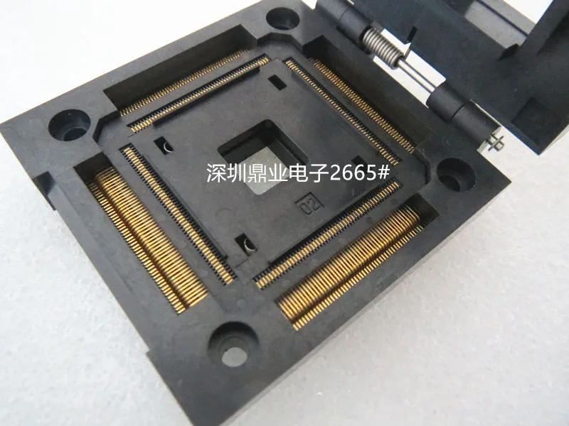 FPQ-208-0.5-09 QFP208 TQFP208 QFP208 programming Burn-in Socket  IC testing seat Test Socket test bench