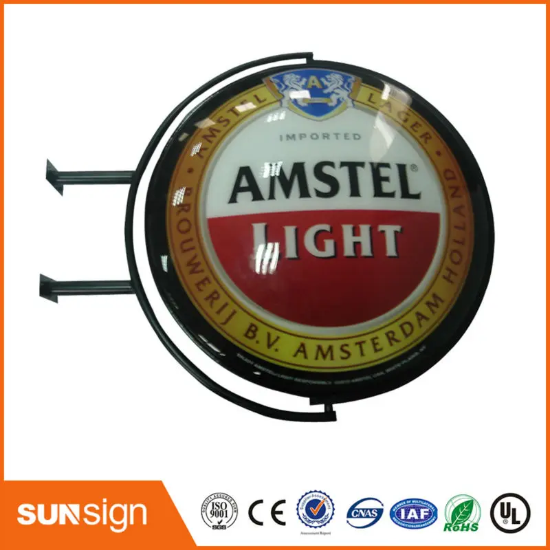 Kustom tanda huruf papan iklan lampu kotak surat tanda