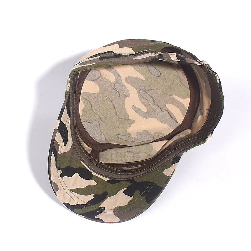 Outdoor Men Hunting Cap Snapback Stripe Caps Casquette Camouflage Hat Military Army Tactical Peaked Sports Camping Hiking Sunhat