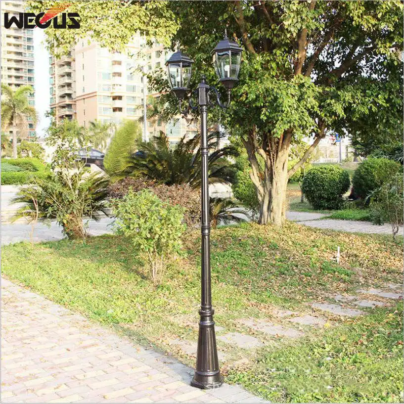 (H≈ 2.8M) ยุโรปสวนกลางแจ้งวิศวกรรมสวน Garden Road Lighting Pole Street Light