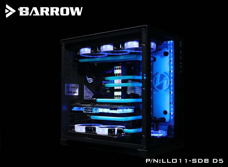 Barrow LLO11-SDB-D5, Waterway Boards For Lian Li PC-O11 Dynamic Case, Compatible With 18w / D5 Pump