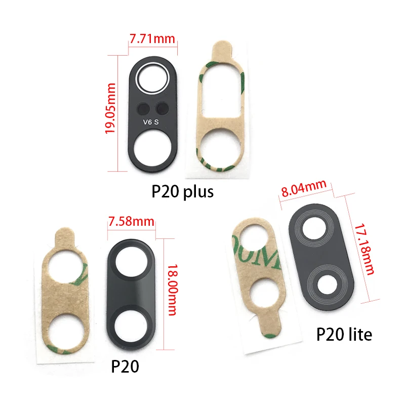 Rear Back Battery Cover Glass Lens Cover For HUAWEI P50 P40 Lite P20 E /5G Lite Nova 3e P20 Lite P30 P40 Pro replacement +Tool