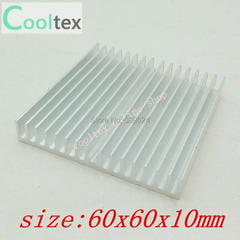 

60x60x10mm Aluminum HeatSink for Chip CPU GPU VGA RAM IC LED heat sink radiator COOLER cooling