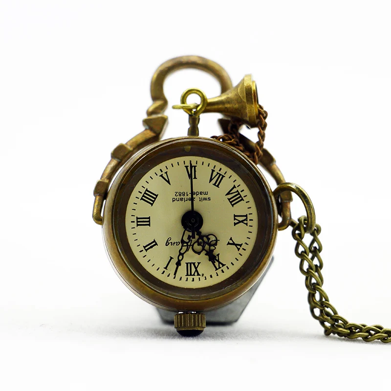 

Antique Made Old Small Size Mini Manual Mechanical Pocket Watch Vintage Style Necklace Pendant Accessories Clock Best Souvenir