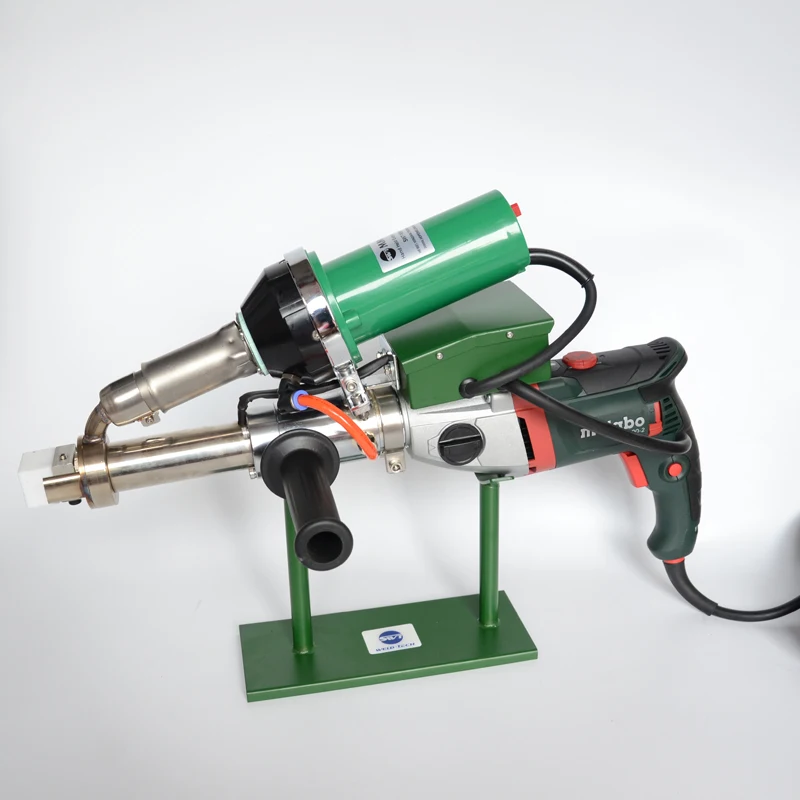 hand held plastic extrusion welder for geomembrane welding