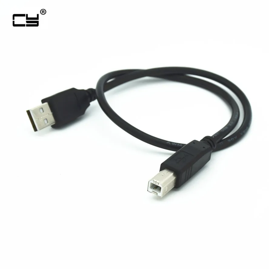 

USB Printer Cable USB Type B Male to A Male USB 2.0 Cable for Canon Epson HP ZJiang Label Printer DAC USB Printer 30cm 50cm 1.5m