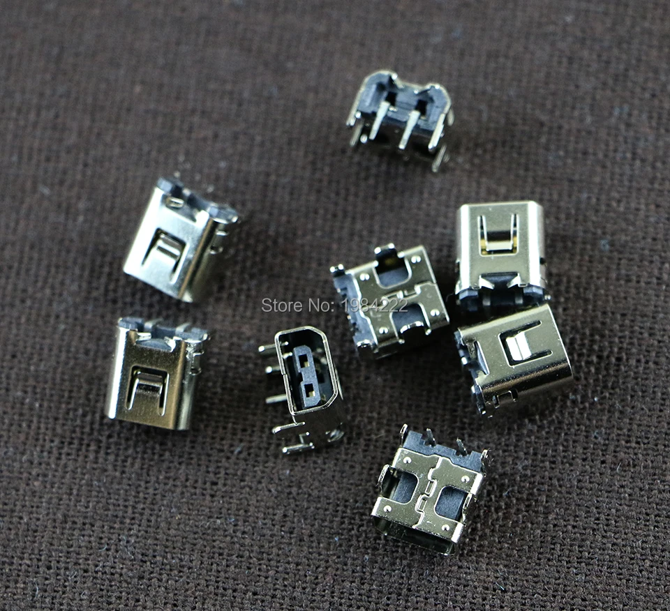 OCGAME استبدال جزء ل وي U التيار المتناوب محول شحن USB ميناء شاحن الطاقة المقبس شحن موصل جاك 5 قطعة/الوحدة