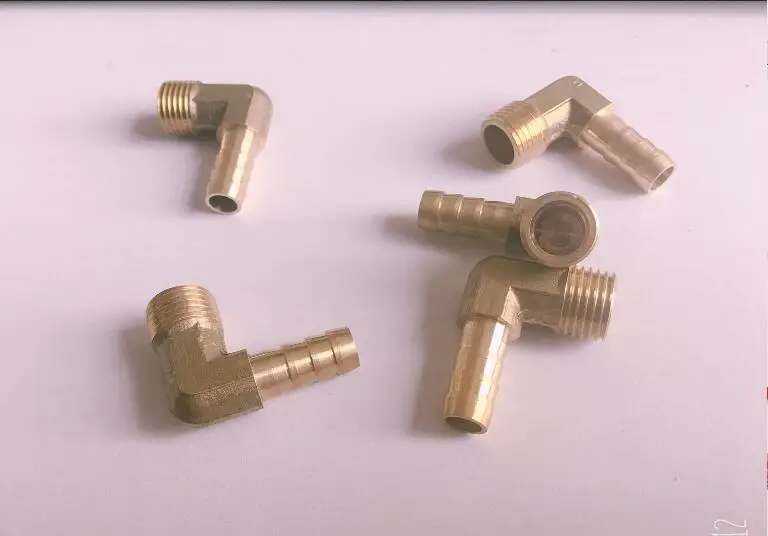 Copper pagoda quick connector PL10-01 PL10-02 PL10-03 PL10-04 L type male screw