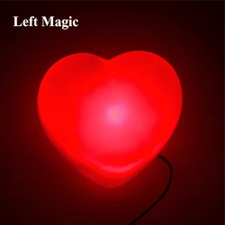 Heart Light (Red Color) Magic Tricks Appearing Lighting Stage Close Up Party Gimmick Props Lovely Comedy Accessories G8116