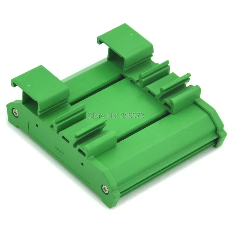 DIN Rail Mounting Carrier Housing with Prototype Board. PCB Size 77.4 x 72mm