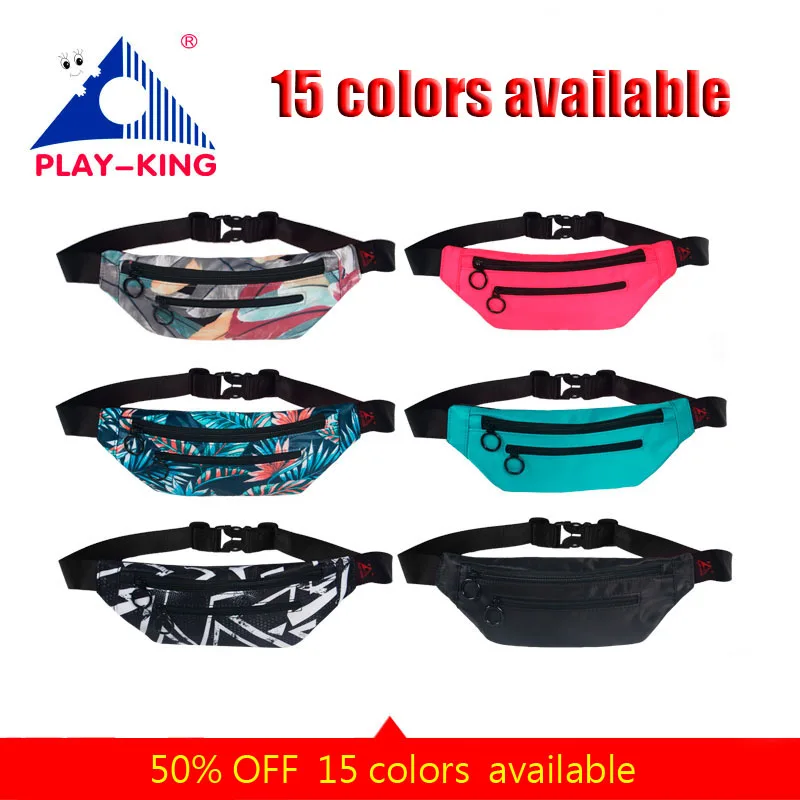 PLAYKING Sports marsupio marsupio per donna uomo Bum cintura per soldi portafoglio custodia porta telefono portatile borsa da corsa per cani da