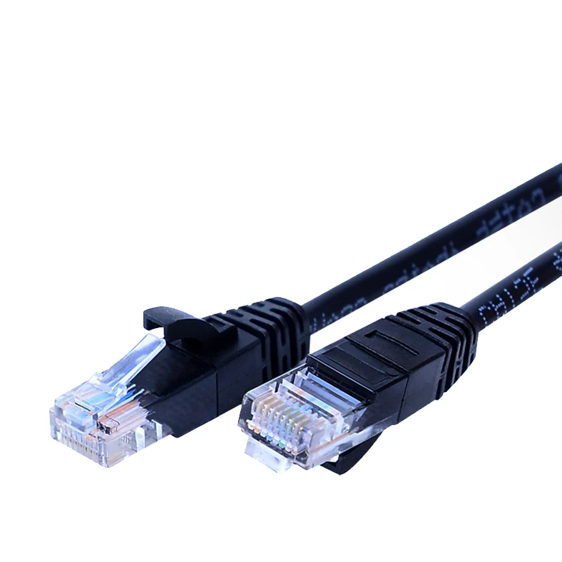 15M black color 350MHz snagless Cat5e UTP Ethernet cable,category 5e patch cord /molded  8P8C RJ45 network lan cable