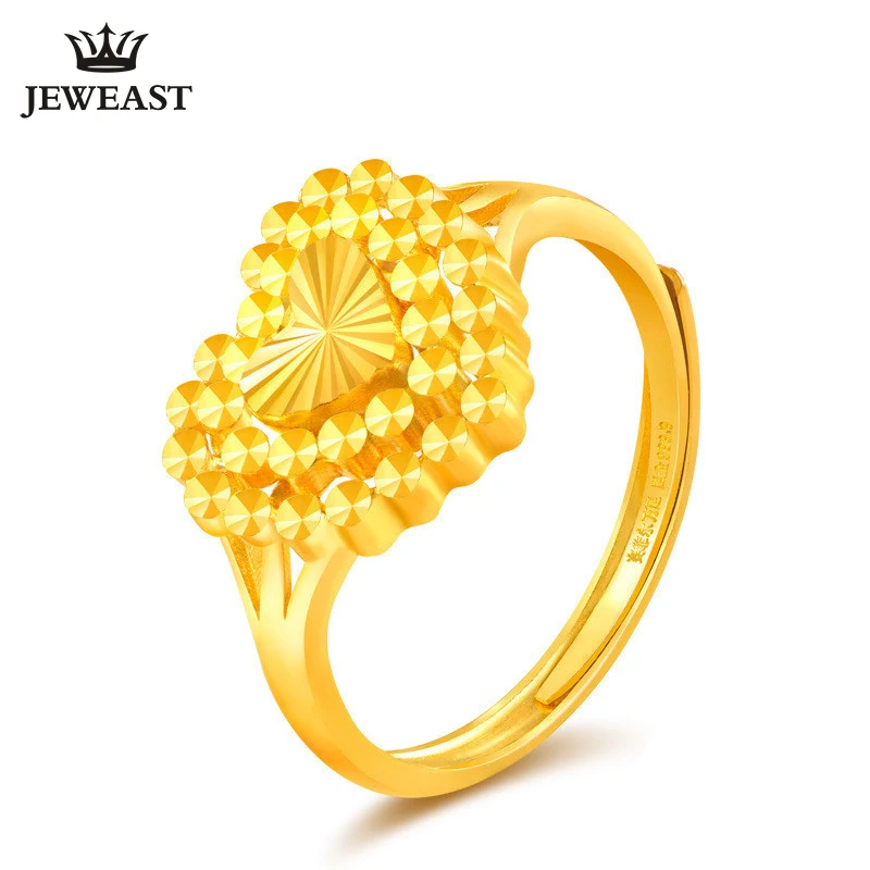 XXX 24K Pure Gold Ring Real AU 999 Solid Gold Rings Elegant Charming Upscale Trendy Classic Party Fine Jewelry Hot Sell New 2023