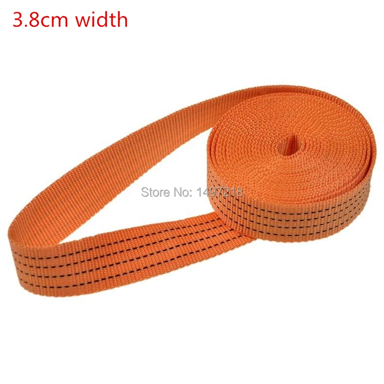 

1.5inch 3.8cm 5meters thickening Orange Polypropylene webbing ribbon tape bias straps for bags hand made sewing accessories belt