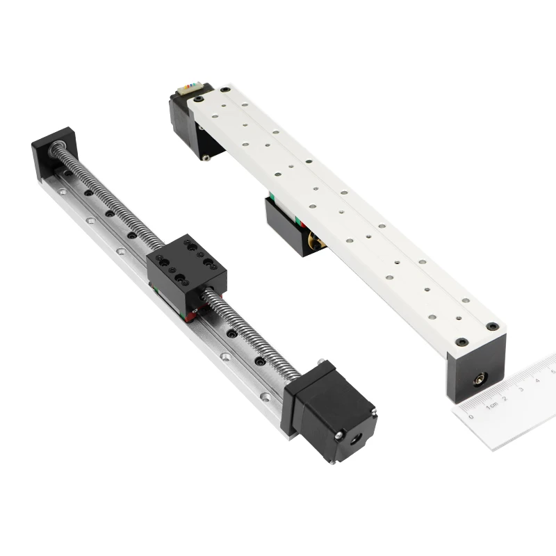 Compact cnc miniature linear guide module 250mm single axis for machine components laser mechanical