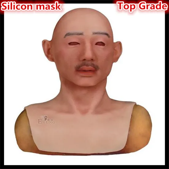 Top Grade 100% Silicon Free shipping Halloween Party Cosplay Famous Man Face Mask Party Real Human Face Mask Realistic Mask toy