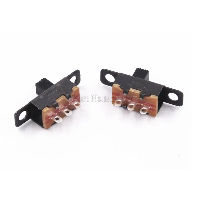 10Pcs SS12F15 SS12F15VG4 Toggle Switch 3PIN 1P2T Slide Switch Handle high 4mm