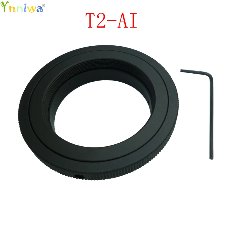 T2-AI T2 T lens Voor Nikon Mount Adapter Ring Voor D50 D90 D5100 D7000 D3 DSLR SLR Camera