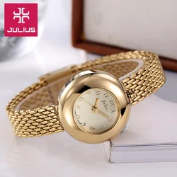 Top Julius Lady Women's Watch Japan Quartz Hours Fashion Clock Bracelet Stainless Steel Lovely Cute Girl Birthday Gift Box